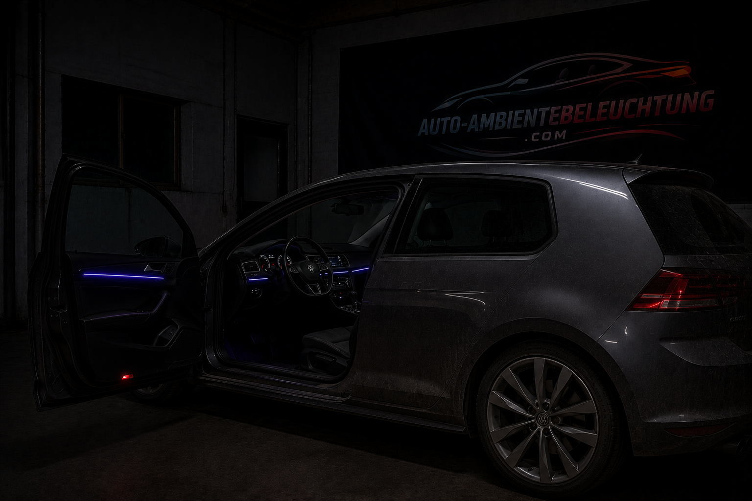 LED Ambientebeleuchtung im Auto – Einbau in OWL – Golf 7 Ambientebeleuchtung